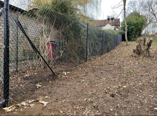 Chain-link fencing job in Cumnor